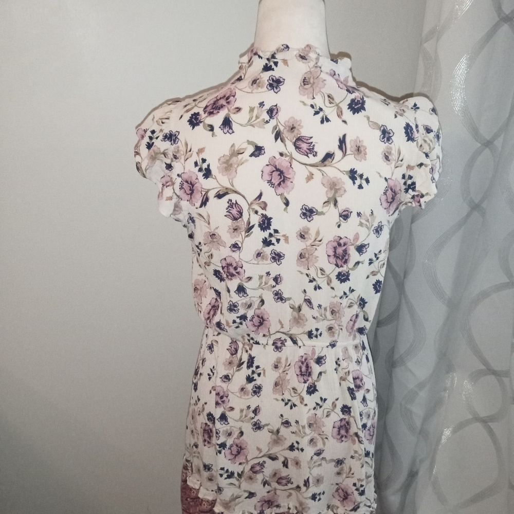 Xhiliration floral shabby chic, boho dress - Picture 4 of 10